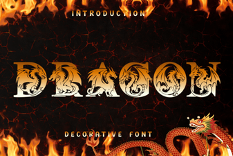Dragon Font - Free Decorative Fonts for Bold and Fantasy Designs