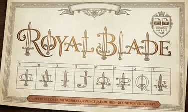 Royal Blade Font – Bold Decorative Display Typeface