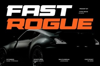 Fast Rogue Font: Bold & Edgy Typography for Designs