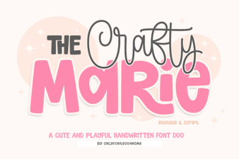 The Crafty Marie Font: a Handmade Charm for Creative Designs