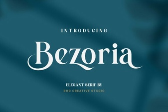 Bezoria Elegant Serif Font for Timeless Typography Design
